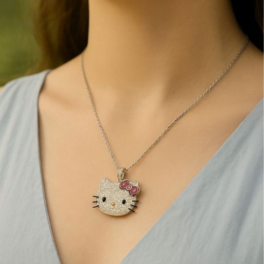 Kitty Diamond Pendant