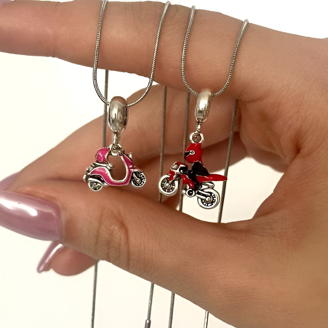 Rider Couple Necklace