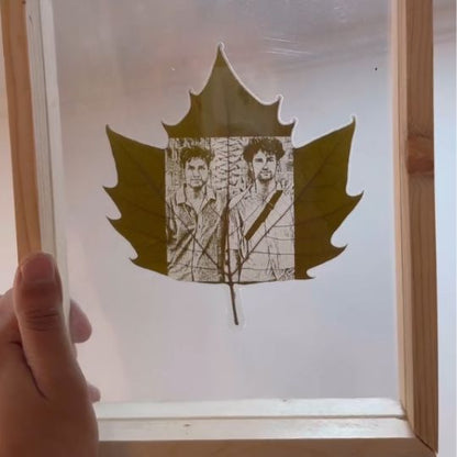 Customized Leaf Engraving (For Friends)