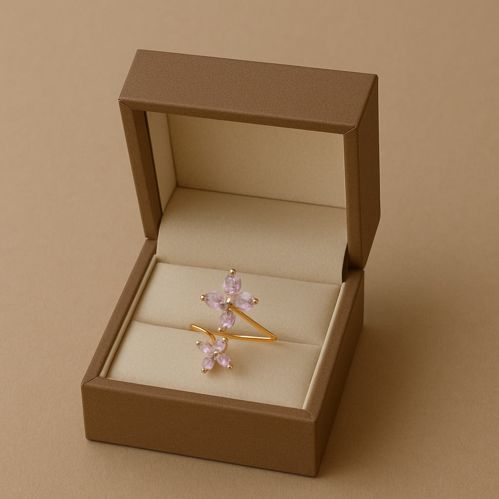 Pastel Flower Pink Ring