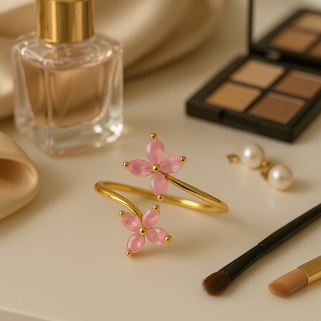 Pastel Flower Pink Ring