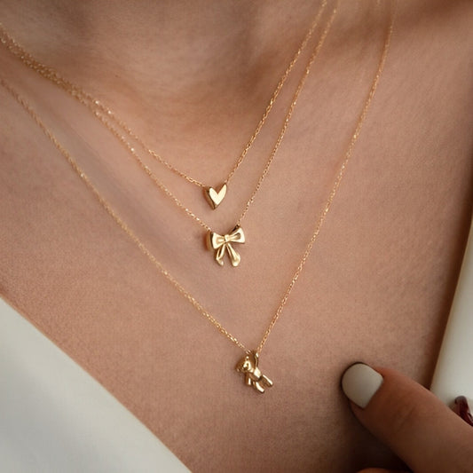Aesthetic Love Necklaces (3 Chains)