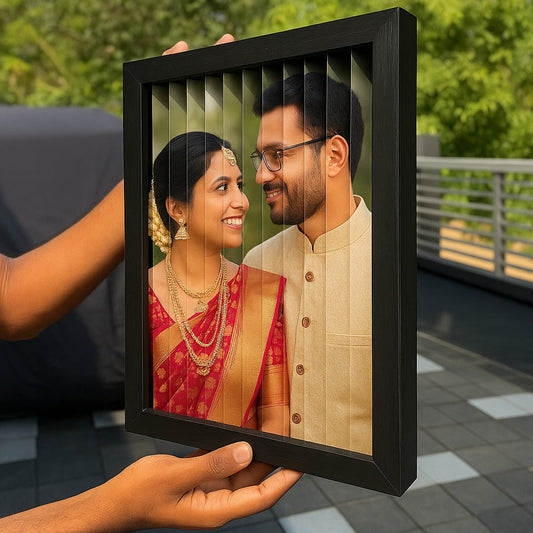 Two Sided Flip 3D Frame