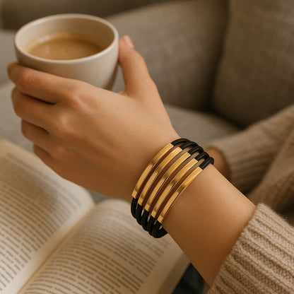 Multi-Strand Cuff Bracelet