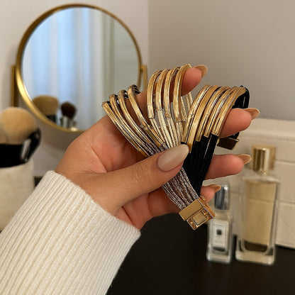 Multi-Strand Cuff Bracelet