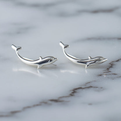 Silver Fish Earrings