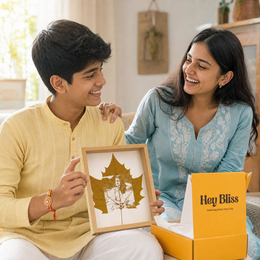 Personalised Rakhi Leaf Engraving