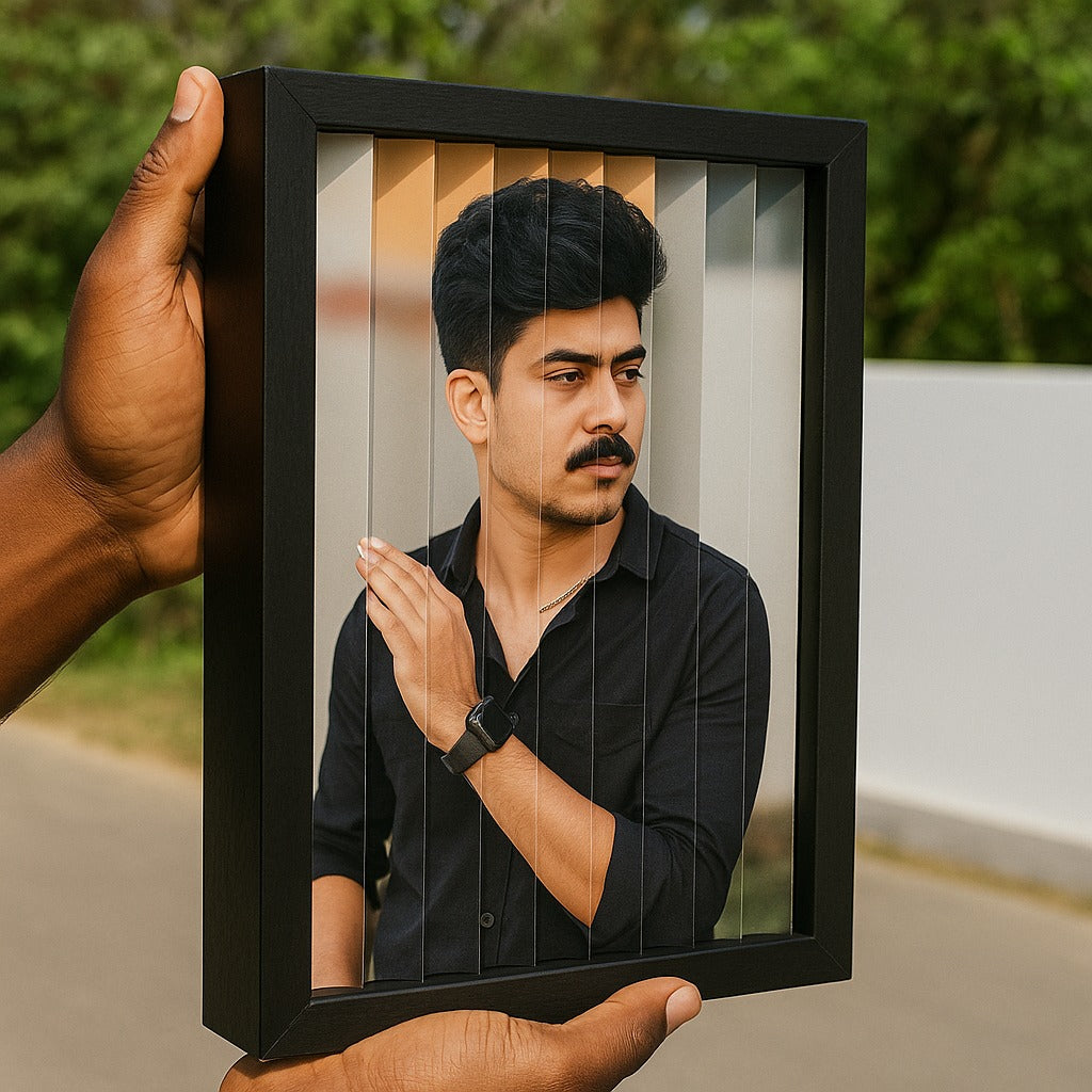 Two Sided Flip 3D Frame