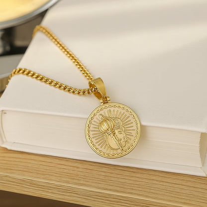 Golden Hanuman Pendant