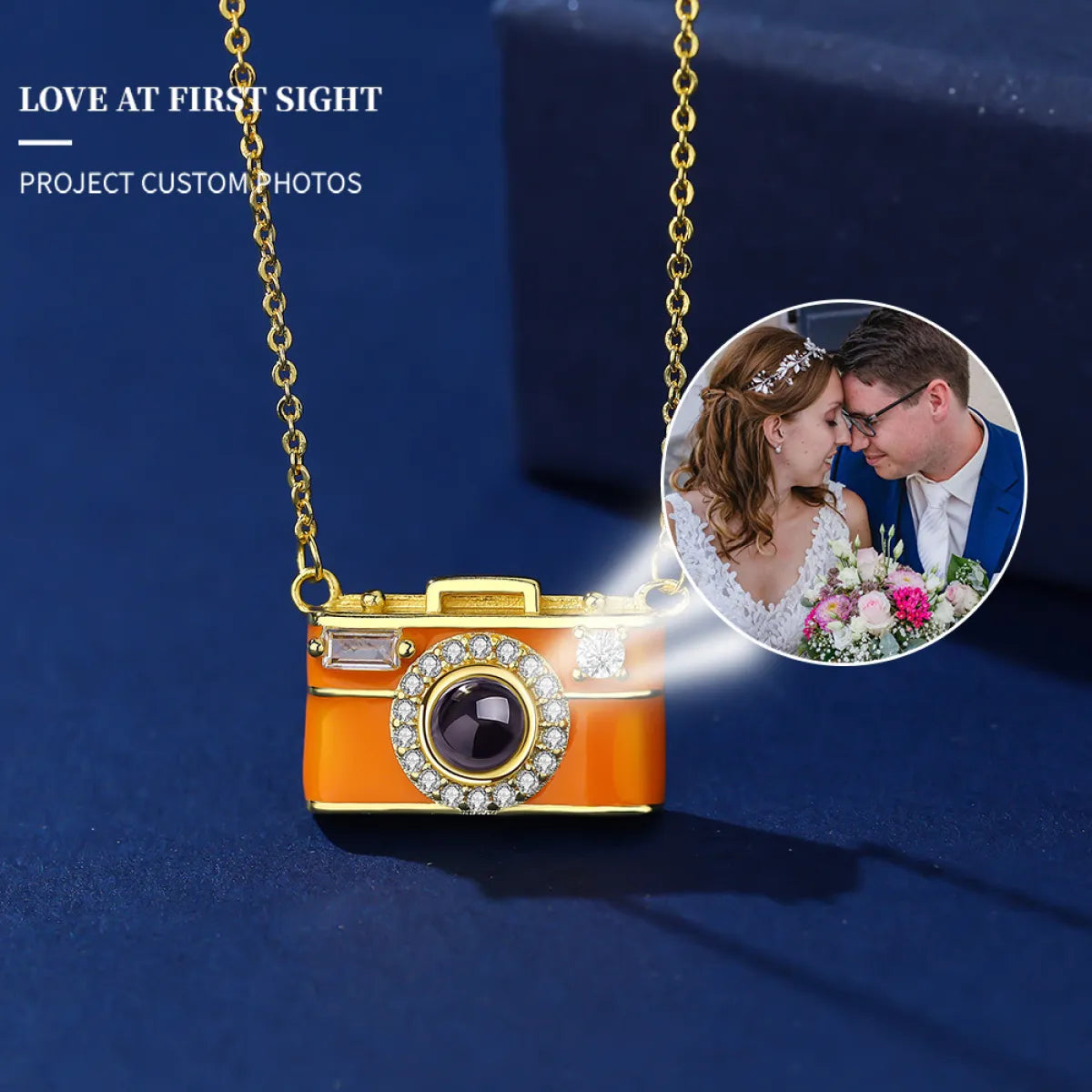 Personalized Camera Necklace